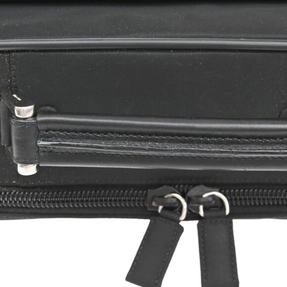 PRADA Logo Tessuto 2Way Business Shoulder Hnad Bag Nylon Leather Black 83KA991 - Picture 8 of 16